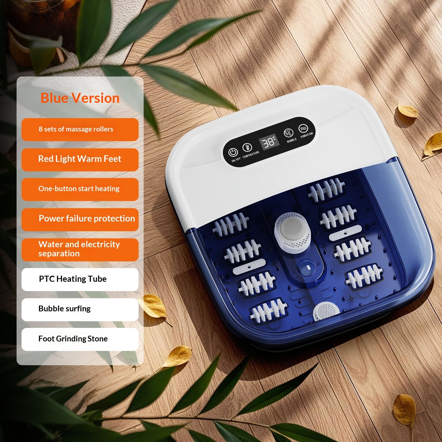 Fully Automatic Home-use Electric Foot Bath Basin With Constant-temperature Heating