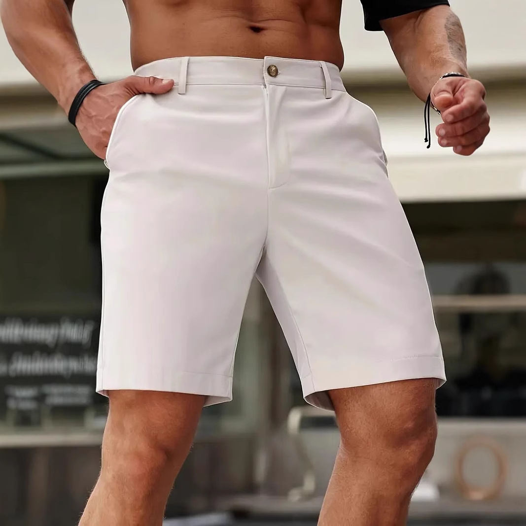 British-style Suit Casual And Fashionable Handsome Best-selling Solid-color Shorts