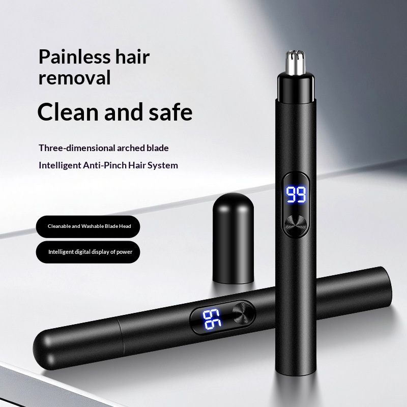 Rechargeable Electric Mens Nose Hair Trimmer
