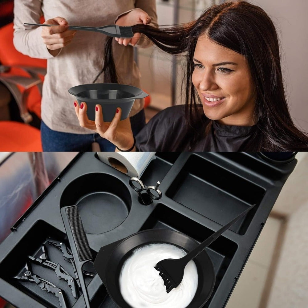 2-Piece Hair Dye Kit With Highlighting Cap For At-Home Hair Dyeing