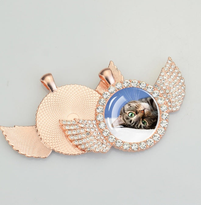 Customized Cat And Dog Pet Picture Necklaces Personalized Gifts For Family And Friends