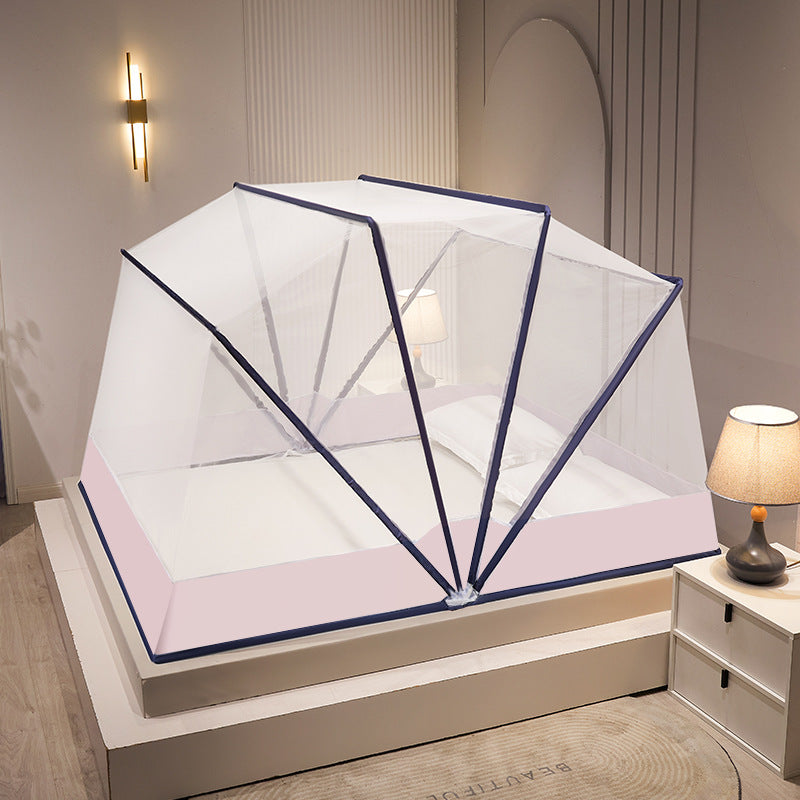 Foldable, No-assembly-needed Mongolian Yurt Mosquito Net For Home Use