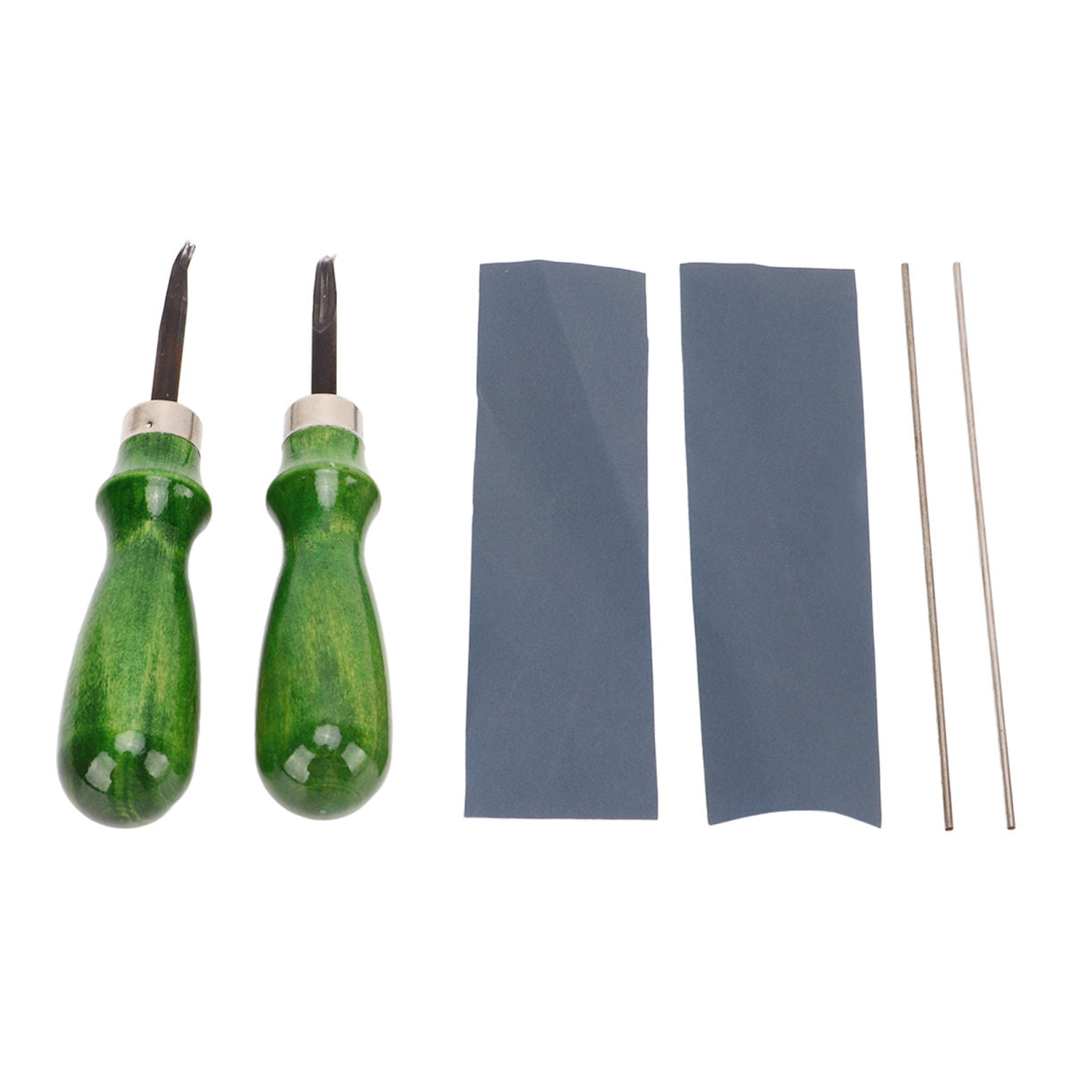 Edge Skiving Beveler Tools Incisive High Hardness Wooden Handle 2 Sizes Leather Craft Edge Cutting Tool For DIY Leather