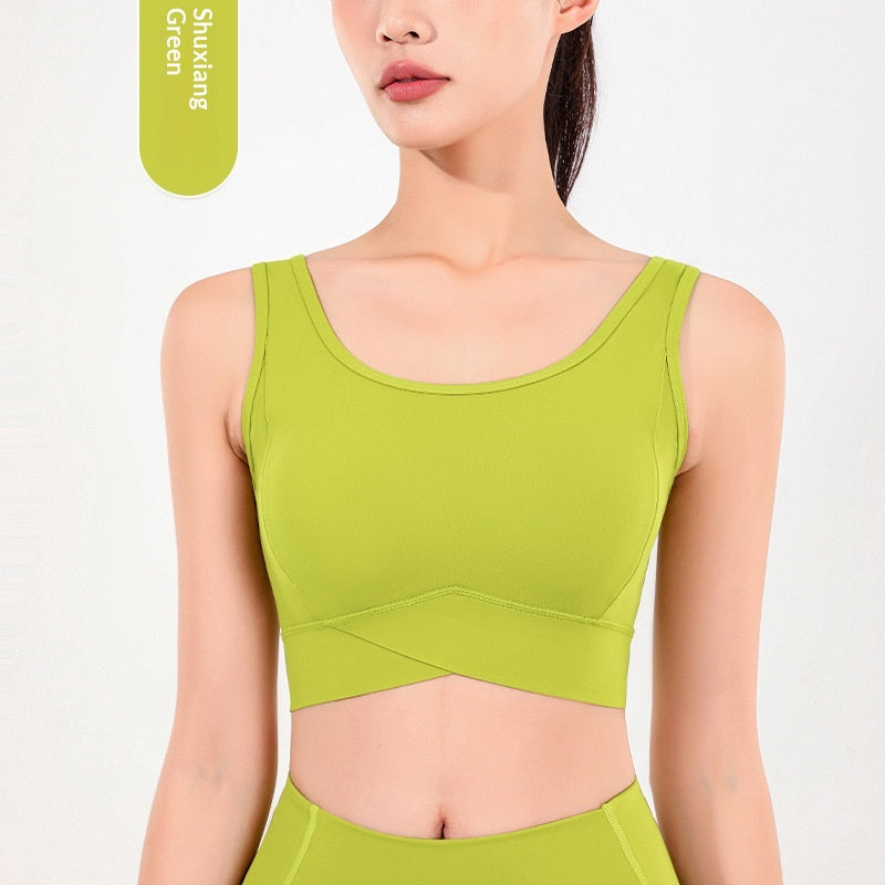 High-intensity Shockproof Running Fitness Bra Pilates Yoga Vest