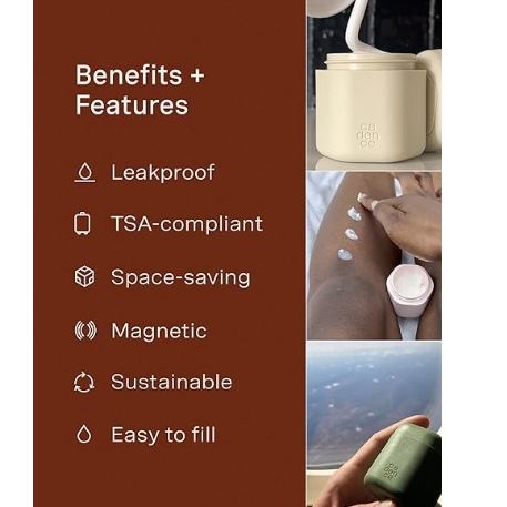 Container Body Care Travel Capsule Storage Bottle