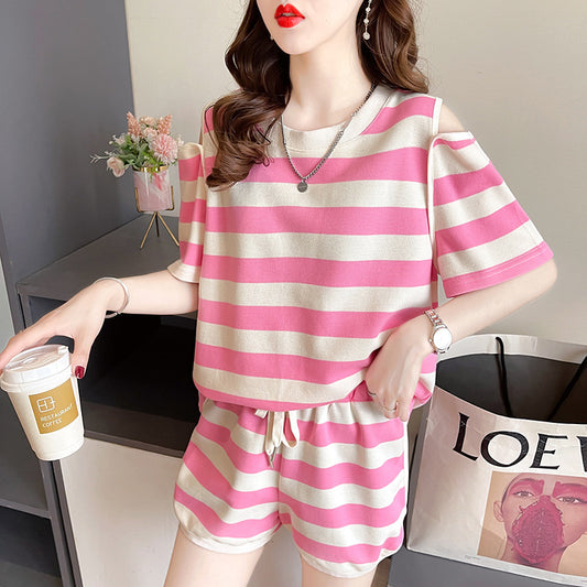 Korean-style Loose-fitting Casual Two-piece Set For Students