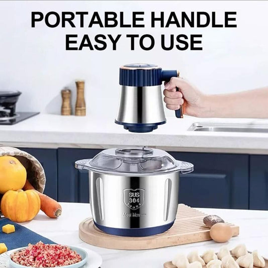 5L Electric Meat Grinder Heavy Duty - Food Processor Mixer & Chopper, Sausage Maker, Kitchen Helper, UK Plug