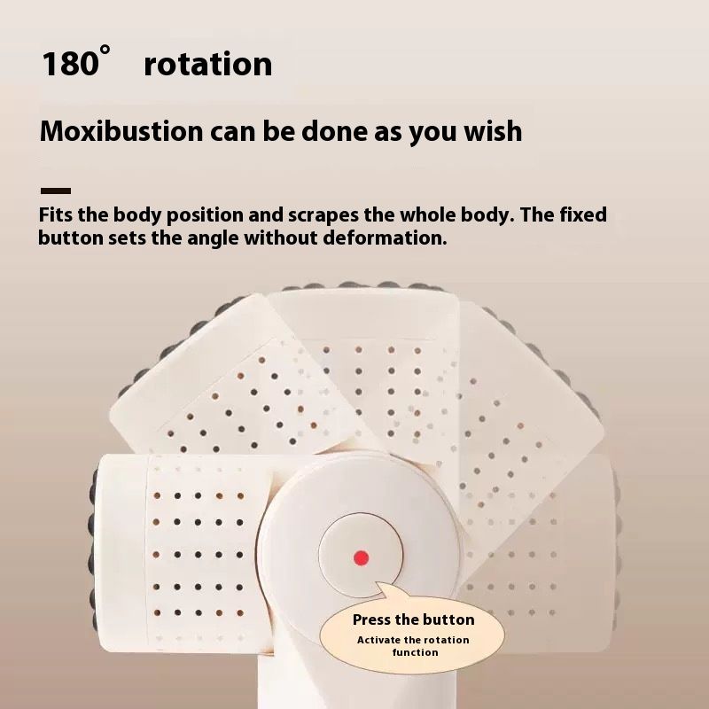 Stone Moxibustion Rods Electric Massage Instrument Meridian Brush Scraping Tool