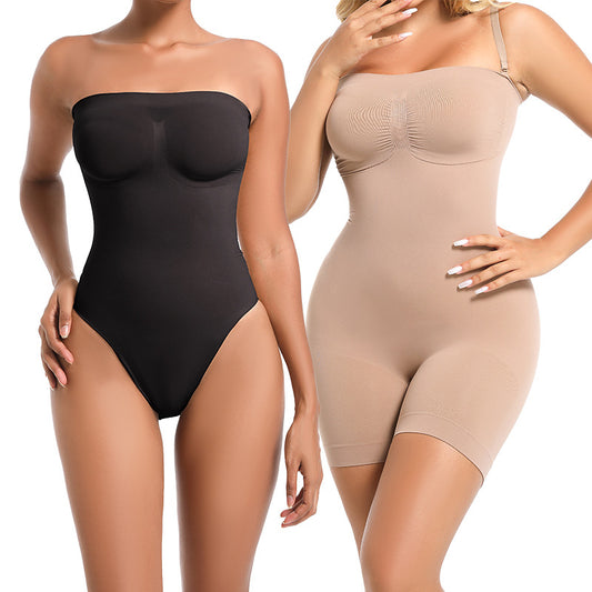 Tube Top Body Shaping Butt Lifting Thin Seamless Shapewear