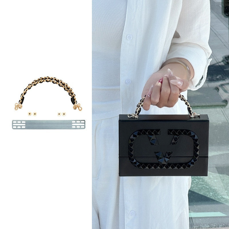 Lipstick Case Transformation Rivet Makeup Bag Accessory