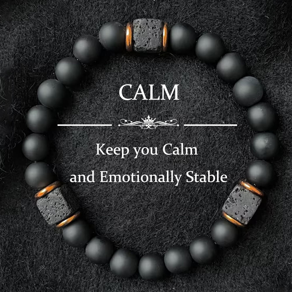 Obsidian Natural Fashionable Trendy Yoga Bracelet