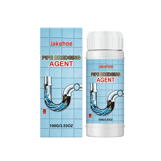 JAKEHOE Drain Cleaner For Household Kitchen And Bathroom Drains, Removes Stains And Scale, Decomposes Debris And Cleans
