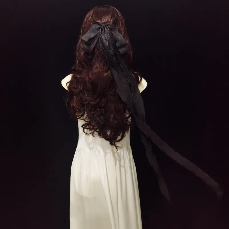 Multi-layered Ethereal Bow And Ribbon Hair Clip