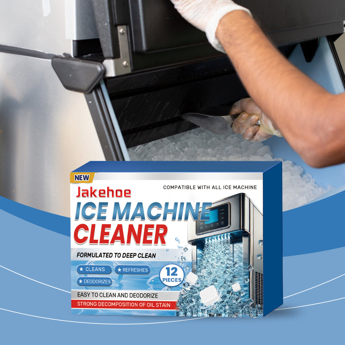 Household Convenient, Gentle Cleaning, Descaling, Deodorization, Daily Care, Ice Making Machine