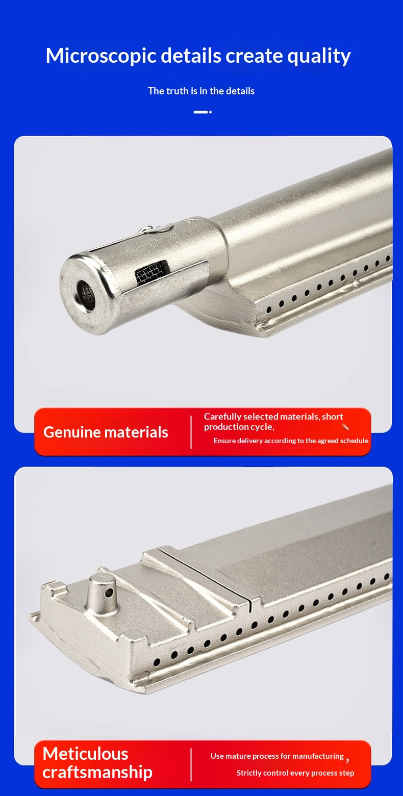 Stainless Steel Outdoor Barbecue Flame-Bar Heating Furnace Tube