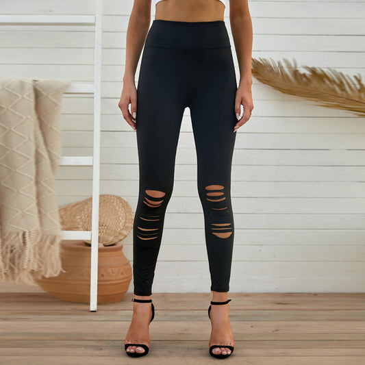 Women's Solid Color Casual Yoga Pants