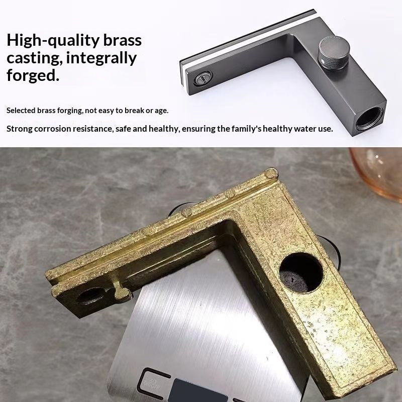 Smart Digital Display Ambient Light Hot And Cold Water Faucet