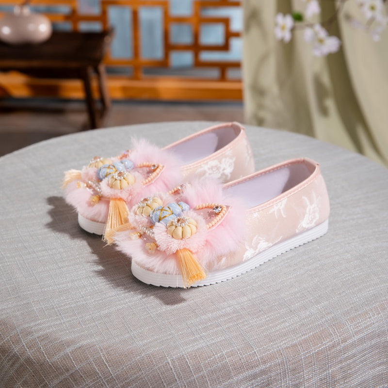 Cute And Interesting Traditional Chinese Lion Dance Handmade New Chinese-style Folk Costume Tiger-head Shoes For Women Of Adult Size, Suitable For Summer 2026, For Home Wear, Outdoor Sandals, Single S