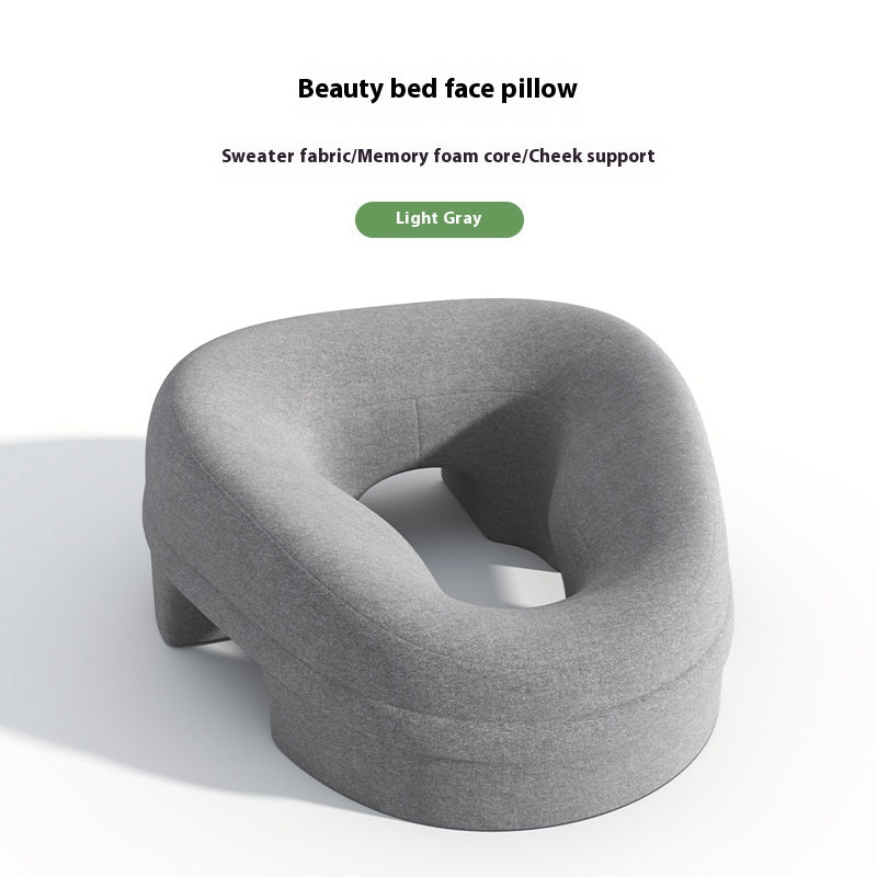 Household Massage Face Pillow Face Pad Bed Hole Flap Hole Comfortable Breathable Memory Foam