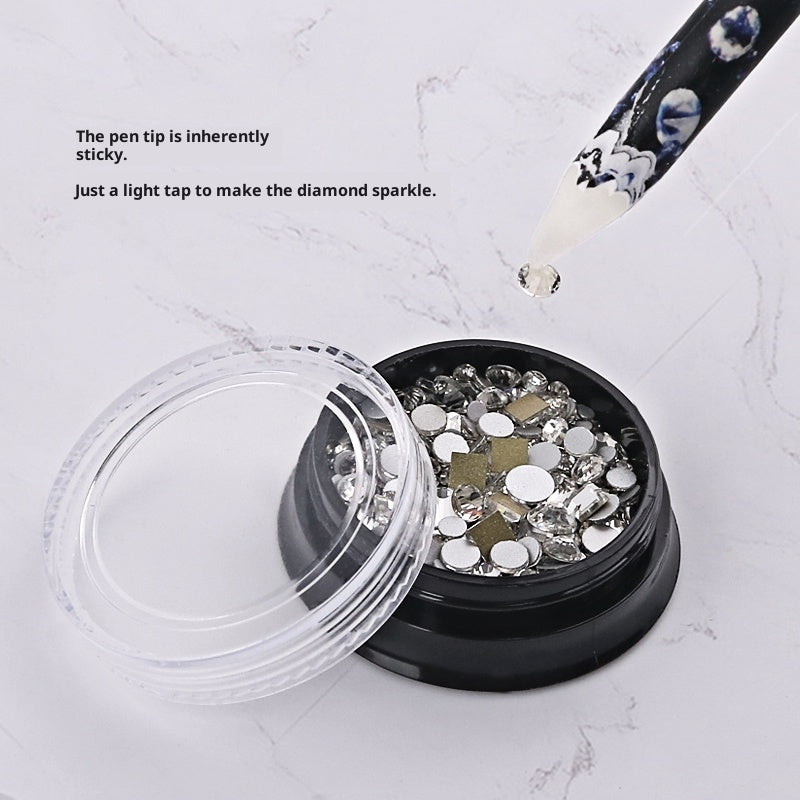 Nail Art Rhinestones Picking Pen Tools Are Durable And Highly Viscous