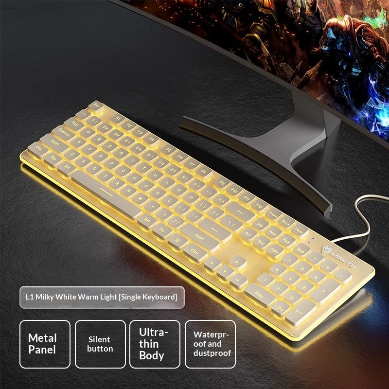 Gaming Office Backlit Wired Keyboard