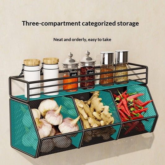 Wall-mounted Food Container Garlic Cloves