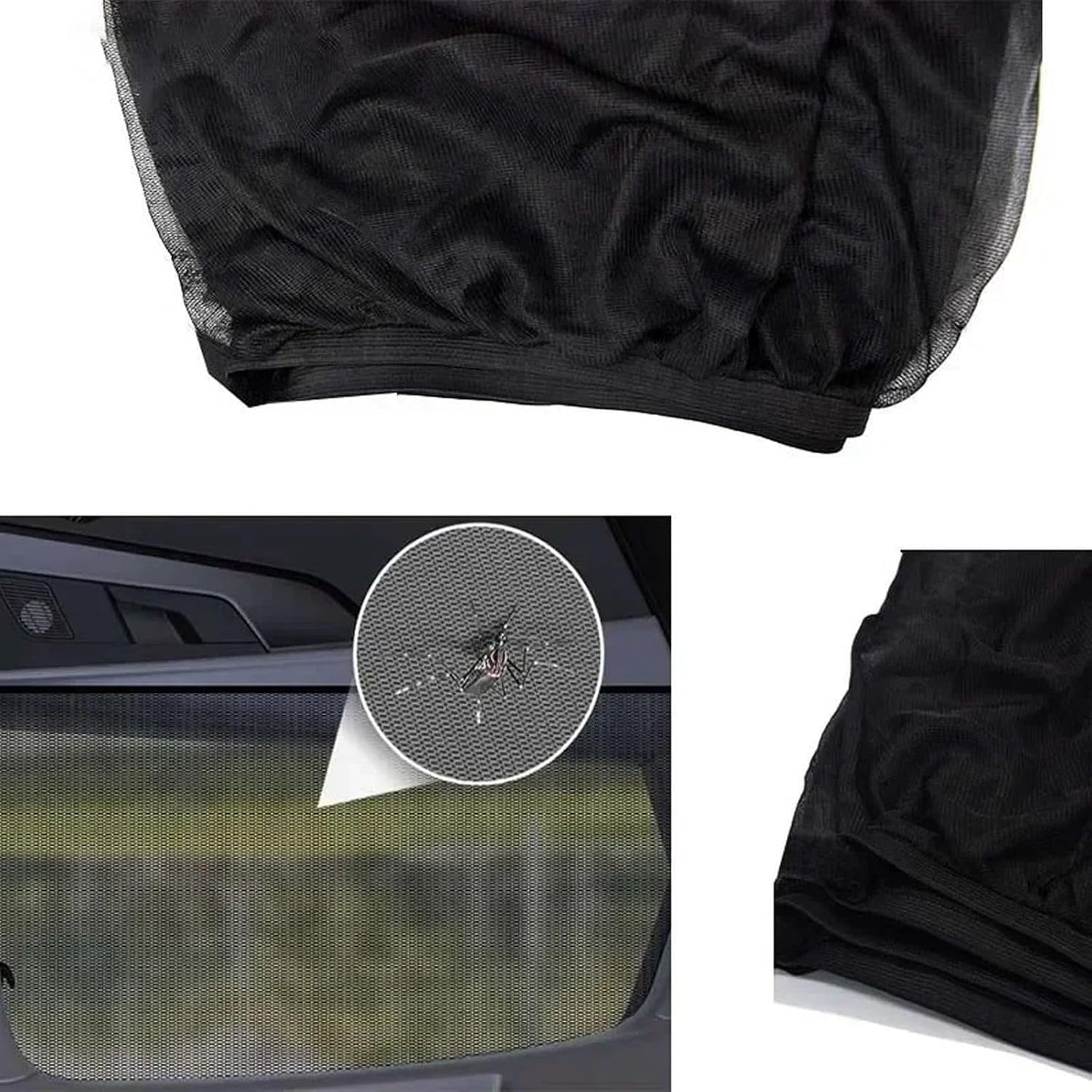 Mosquito Curtains For Cars Car Sun Shade Styling Accessories Auto UV Protect Curtain Side Window Sunshade Mesh