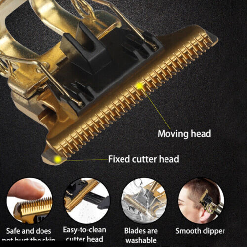 Professional Cordless Hair Clippers Beard Trimmer Men Hair Cutting Barber Shaver