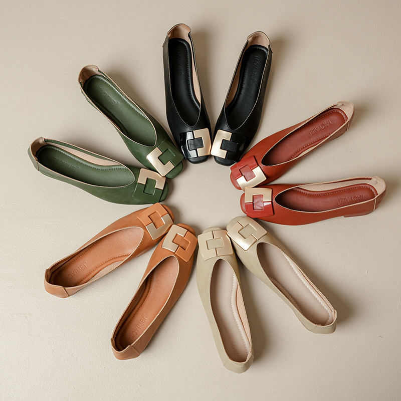 Soft-soled New-style Comfortable Breathable Low-heeled Shoes