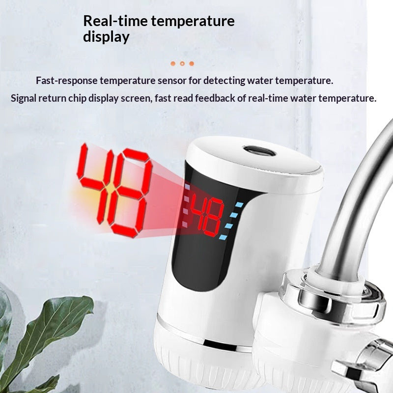 Kitchen Dual-Use Hot And Cold Instant Electric Faucet Plug-and-Play No Installation Required