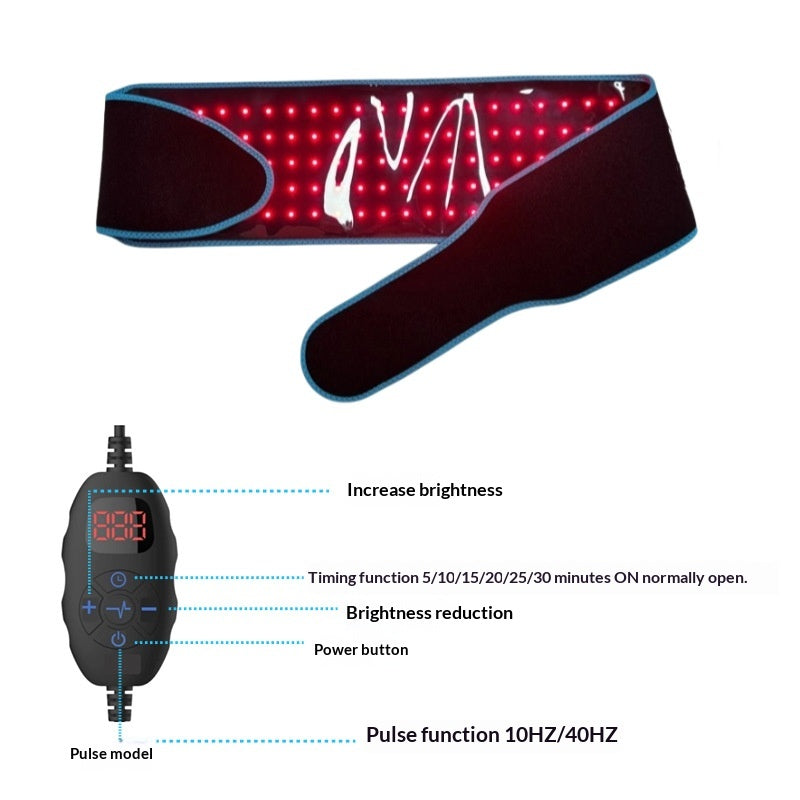 Home LED Timed Heating Red Light Waist Belt