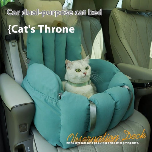 Portable Pet Carrier Bag 3 In 1 Nest Bed Converts To Secure Car Seat For Cats Small Dogs