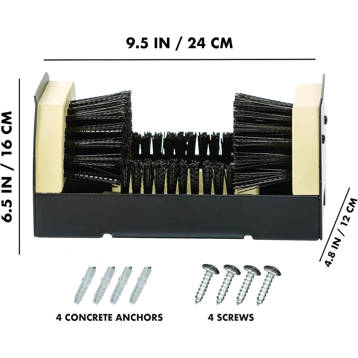 Iron Outdoor Mud-removing Shoe Brush