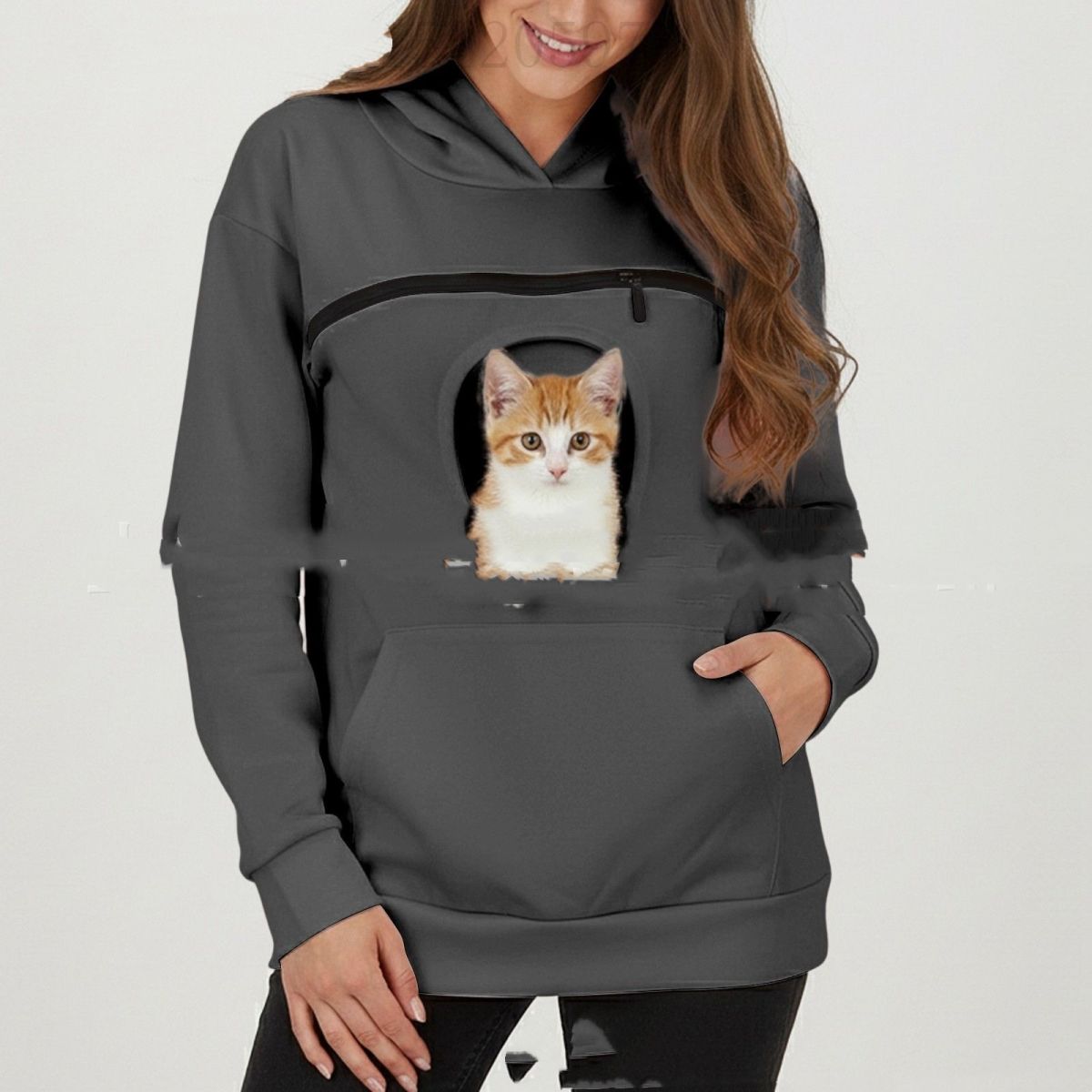 Euro-American Pet-and-Person Unified Trendy Hoodie For Men And Women
