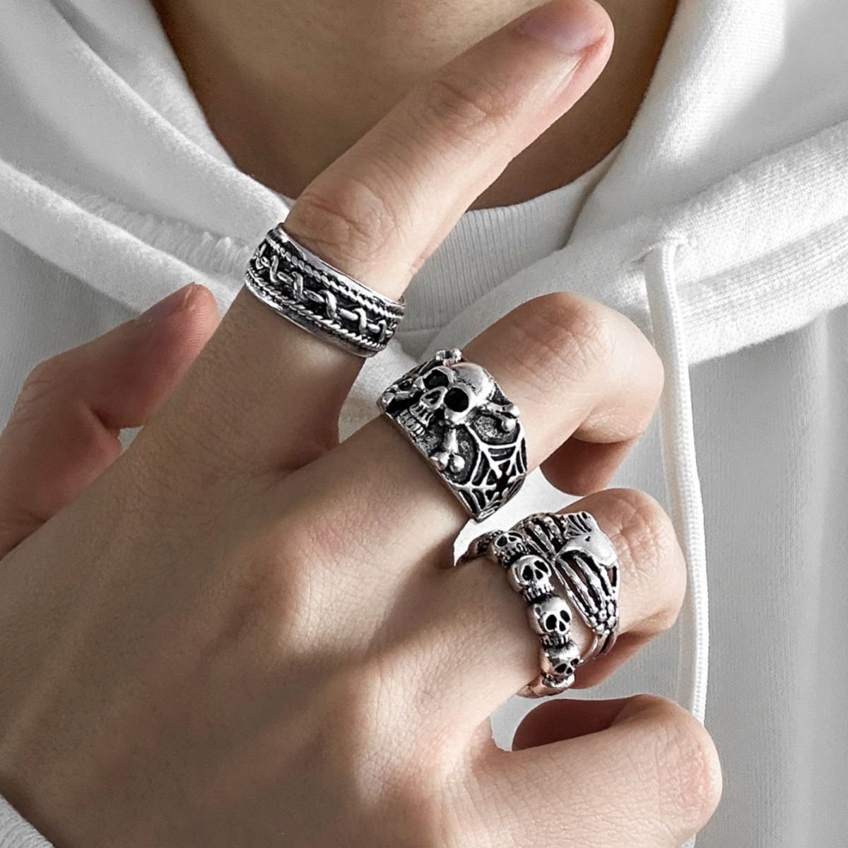 Accessories Mens Punk Exaggerated Ring