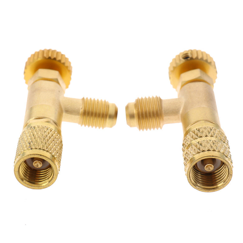 Air Conditioning Feeding Safety Valve R410A R22 Adapter