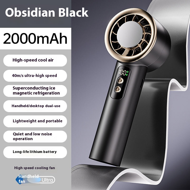 New Semiconductor Ice Cooling Handheld Fan
