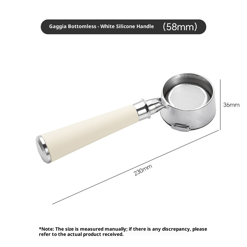 Italian-style Coffee Machine Accessories Bottomless Portafilter