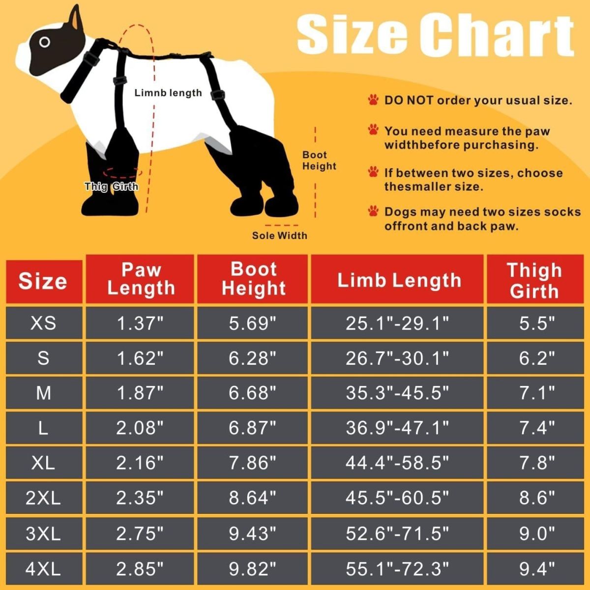 Pet Supplies Non-Slip Waterproof Wear-Resistant Dog Shoes