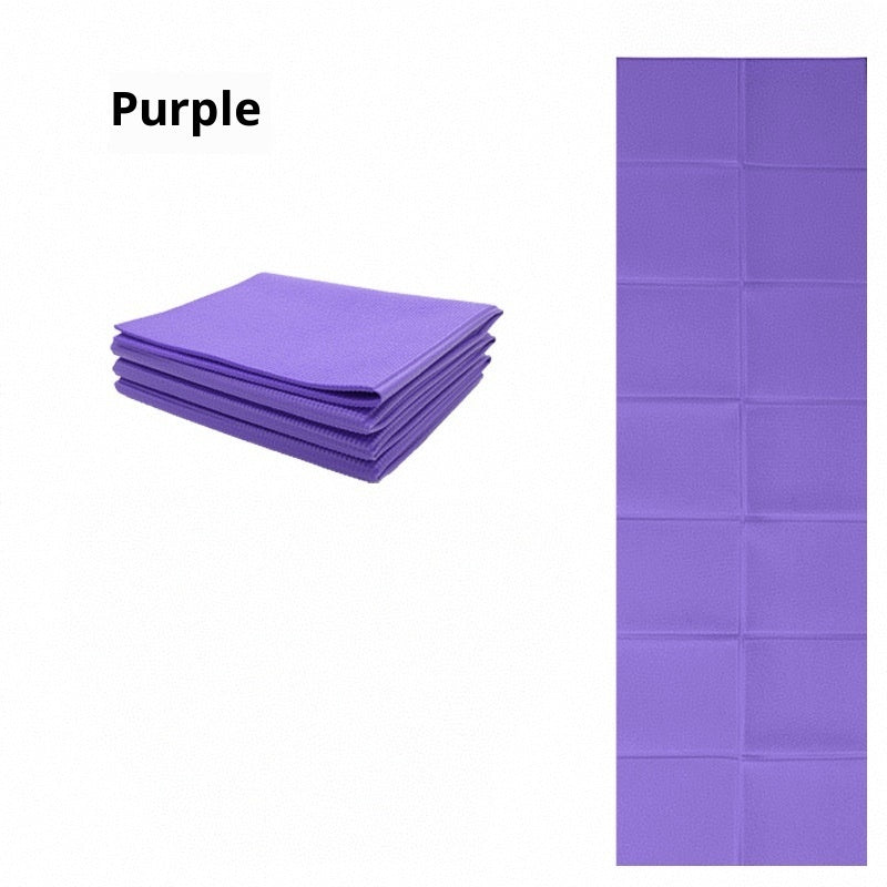 PVC Folding Yoga Mat For Sports And Fitness