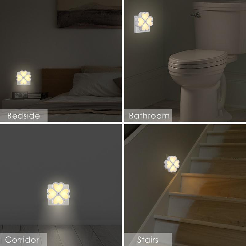 Plug-in Night Light Control, Night Light, Feeding Light, Automatic Light At Night, Induction Light Casa Inteligente