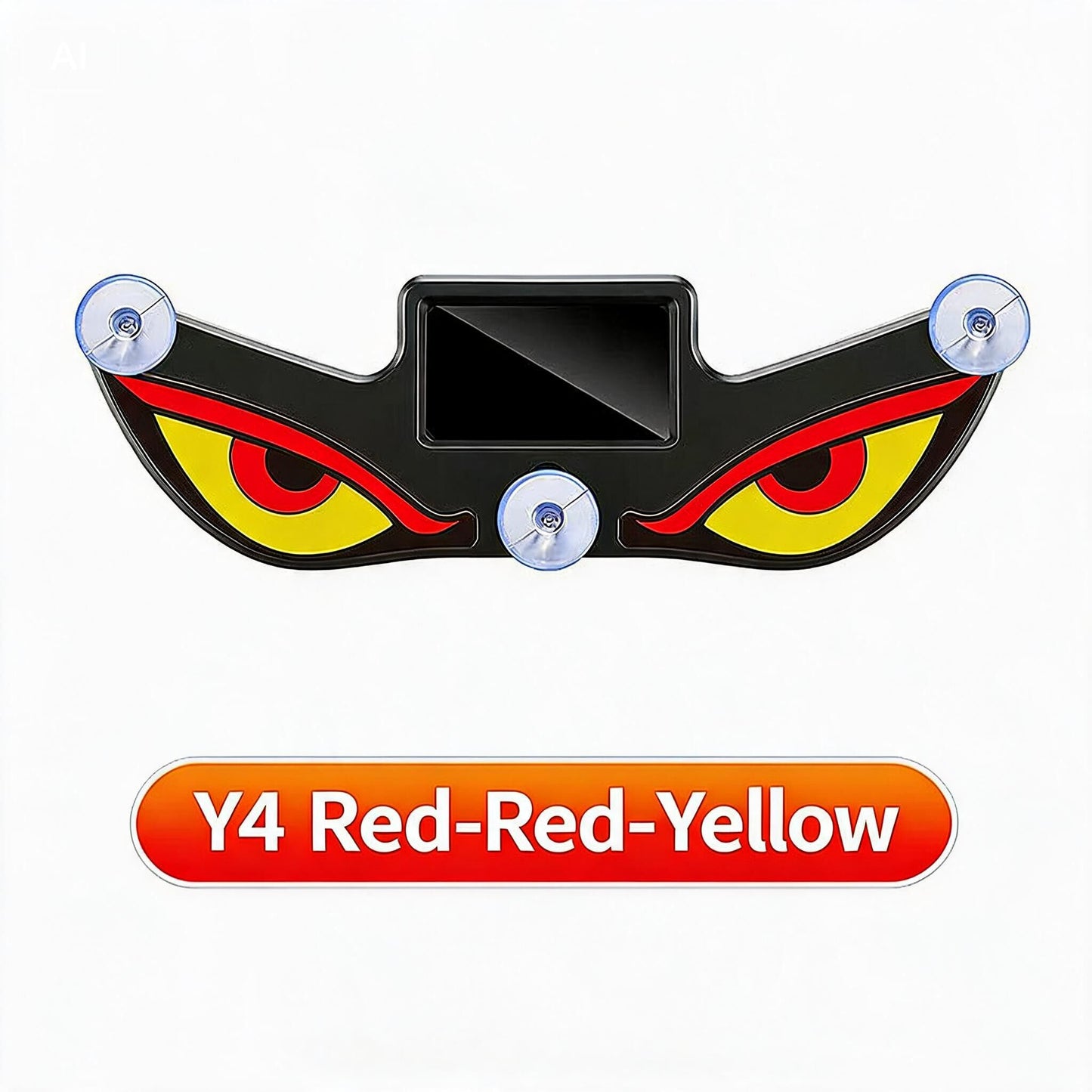 2026 New Car Accessories, Solar Devil Eyes LED Warning Light For Rear Windshield, Anti-rear Collision