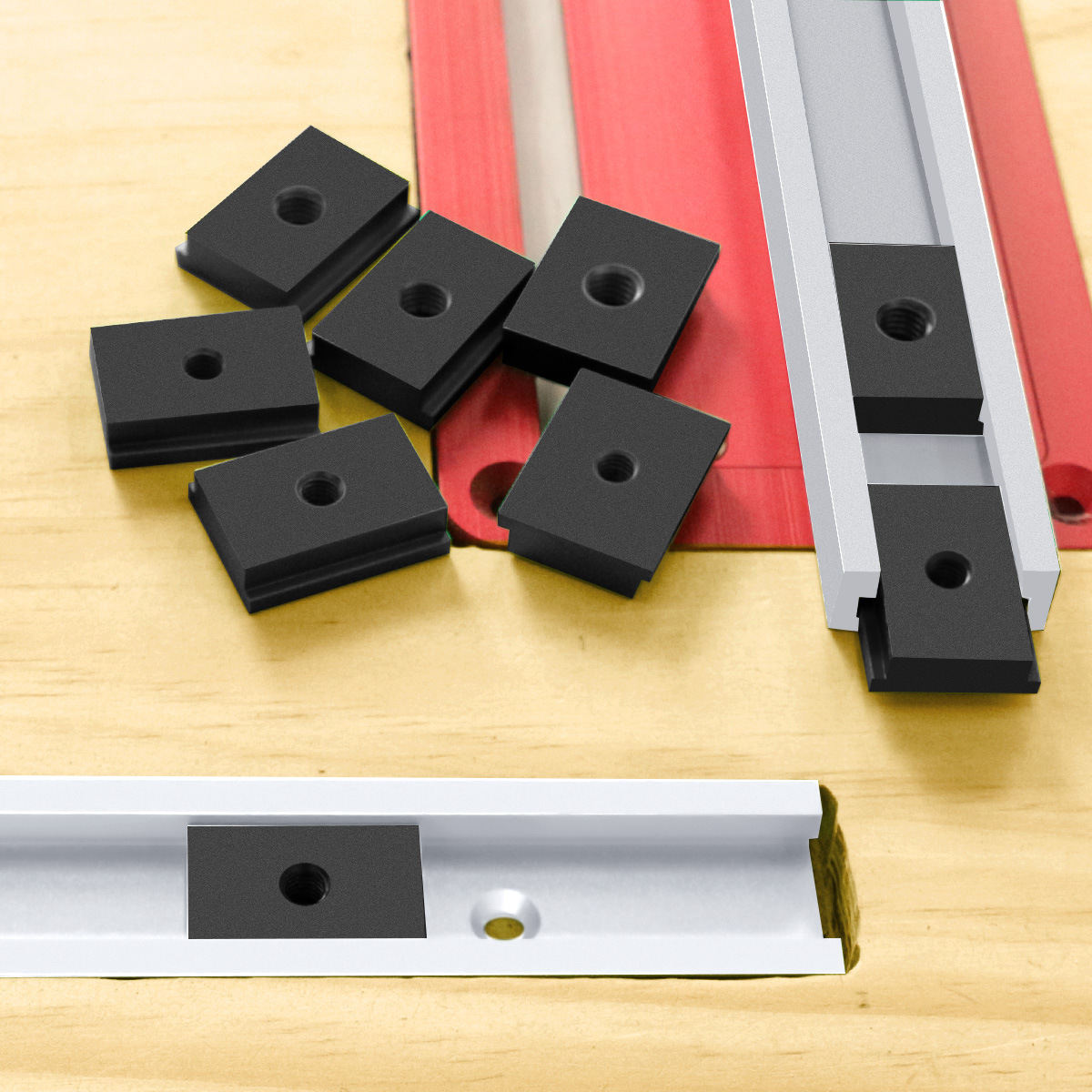 Woodworking Sliding Chute Slider M8m6 Slider T Slot Sliding Chute Special Fixed Accessories