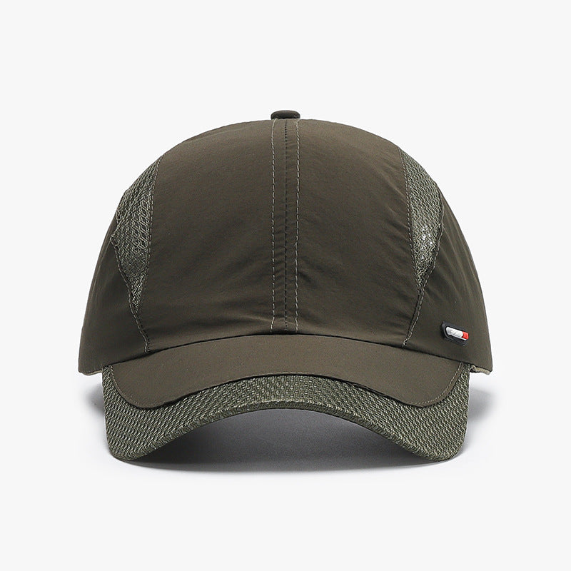 Summer Men's And Women's Quick-drying Mesh Breathable Adjustable Fashionable Casual Style Baseball Cap Suitable For Outdoor Daily Commuting