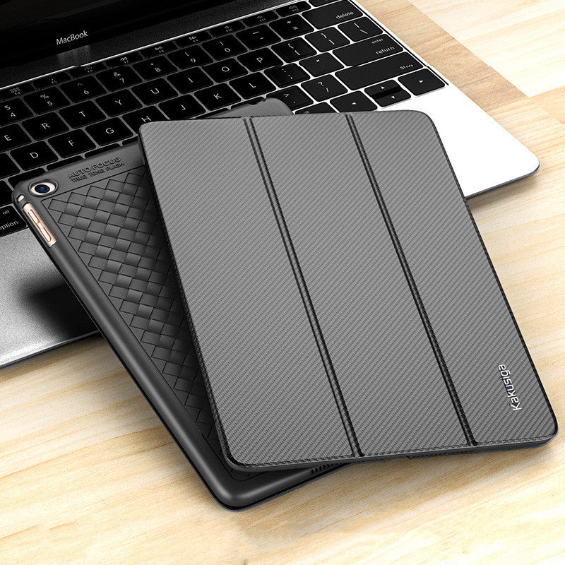 Simple Solid Color Tri-Fold Flat Cooling Protective Cover