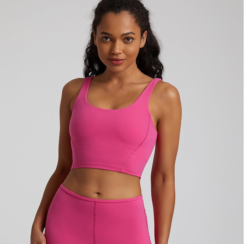 Sexy Beauty Back Sports Underwear Nude Feel Workout Bra