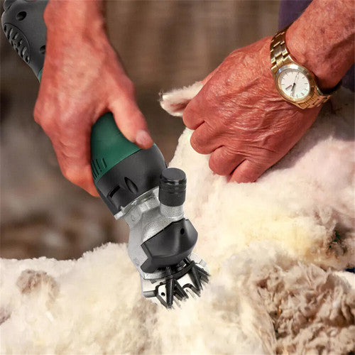 690W Electric Sheep Shears 2400R-Min 6 Speed Grooming Kit With 8 Grids Heat AU