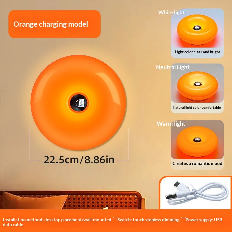 Instagram-style Charging Donut Wall Lamp