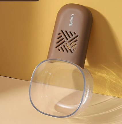 Pet food spoon-brown-ABS+PET-1 piece