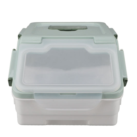 Airtight Rice Container Thickened Rice Storage Bin With Easy Open Lid For Kitchen Grain Flour Snacks Mint Green 5kg / 11lb